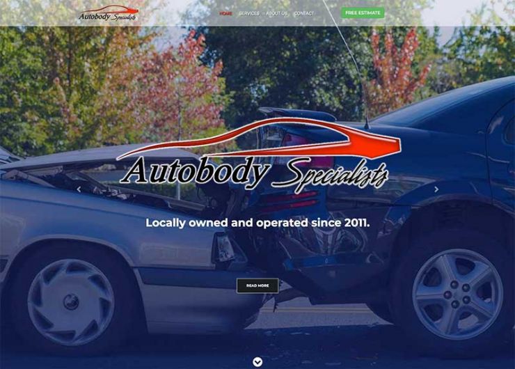 Autobody Specialist website link